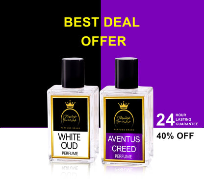 Best Deal Offer l White Oud + Aventus Creed  (30ml+30ml)