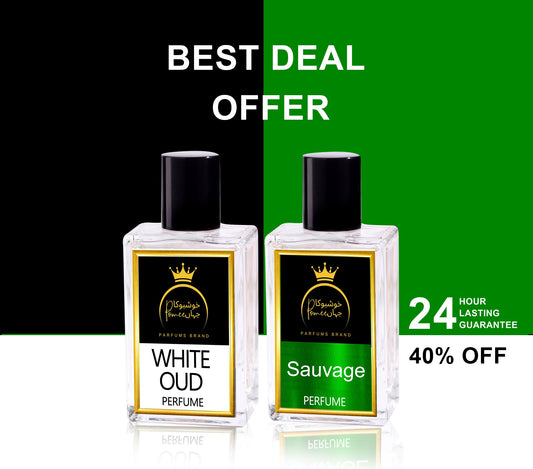 Best Deal Offer l White Oud + Sauvage perfumes (30ml +30ml)